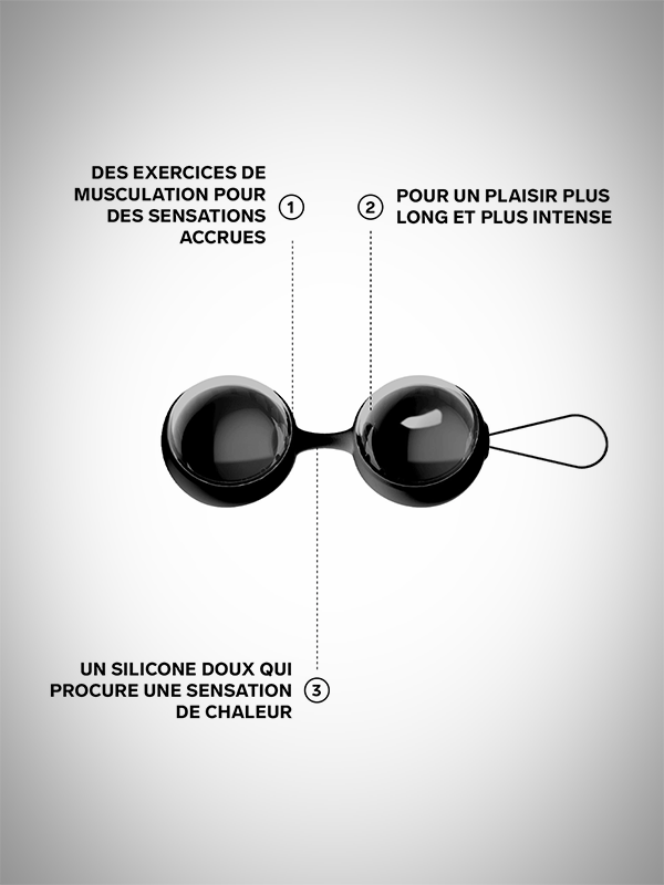 LELO - Beads™ NOIR BALLES KEGEL