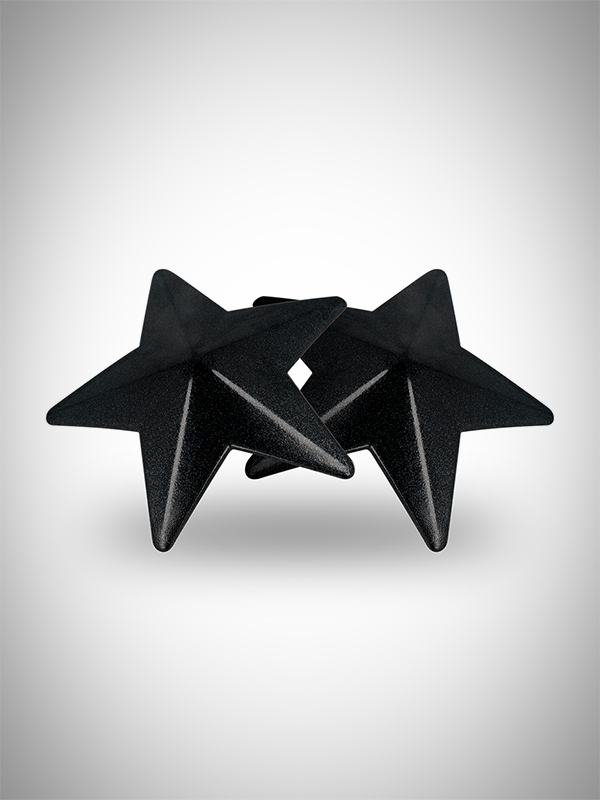 COQUETTE - Cache-Tétons Star Noirs