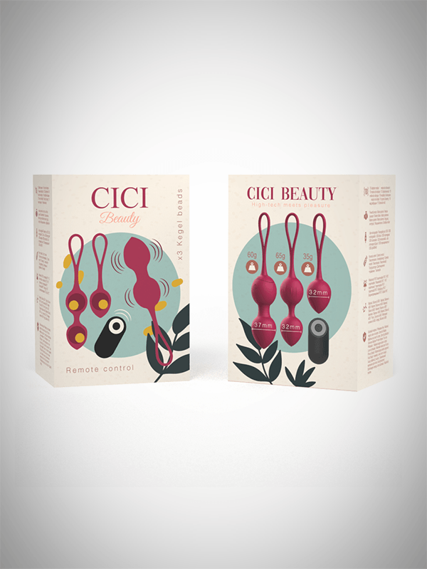 CICI BEAUTY - PERLES KEGEL VIBRANTES TÉLÉCOMMANDE