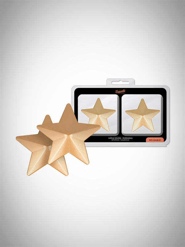 COQUETTE - Cache-Tétons Star Gold